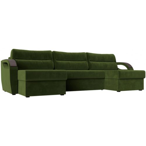 Диван угловой Форсайт Вельвет Green