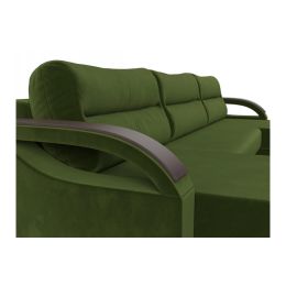 Диван угловой Форсайт Вельвет Green