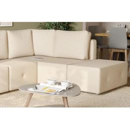 Диван угловой Хавьер бежевый