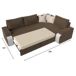 Диван угловой Николь Сountry Brown