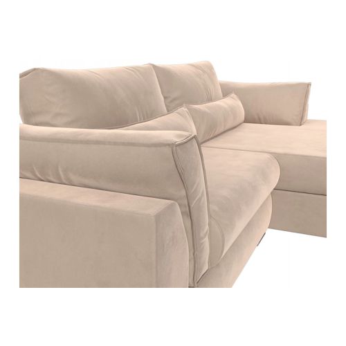 Диван угловой Пекин Велюр Beige