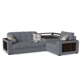 Диван угловой Сансет gray Mix Shades аккордеон