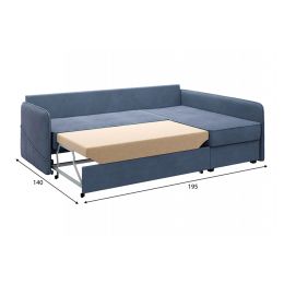 Диван угловой Слим Blue