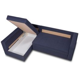 Диван угловой Стаберг Синий дельфин