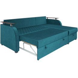 Диван угловой Токио Вельвет Бархат Океан