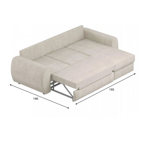 Диван угловой Валери Plush Beige