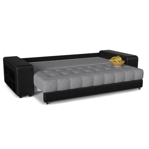 Диван прямой Дубай zigzag gray Еврокнижка