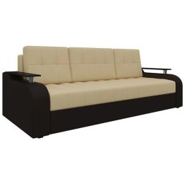 Диван прямой Ричард Красный + Черный еврокнижка