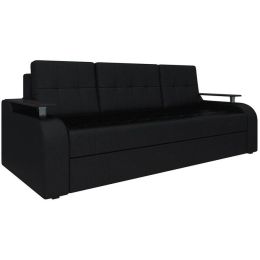 Диван прямой Ричард Красный + Черный еврокнижка