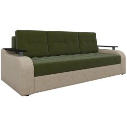 Диван прямой Ричард Красный + Черный еврокнижка