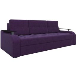 Диван прямой Ричард Красный + Черный еврокнижка