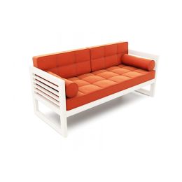 Диван Сега Б Velvet беленый дуб orange