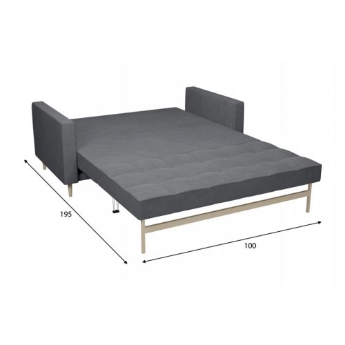 Диван Сканди Мини Plush Grey