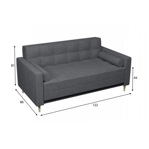 Диван Сканди Мини Plush Grey