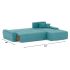 Диван угловой Nordviks (Модерн) Сountry Сountry Blue