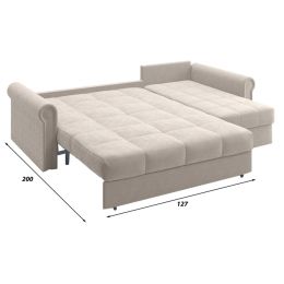 Диван угловой Палермо Plush Beige