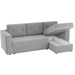 Диван угловой Принстон Matting Gray еврокнижка
