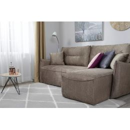 Диван угловой Солана пантограф бежевый