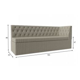 Кухонный диван Маркиз Корфу 2