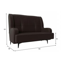 Кухонный диван Неаполь 2 Brown