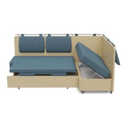 Кухонный диван Сюрприз (Лагуна) Деним угловой