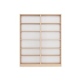 Стеллаж Билли 03 Дуб молочный Икеа