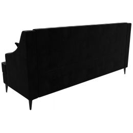 Диван Марк Велюр Black-Серый