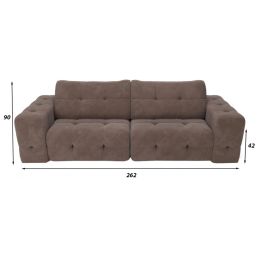 Диван модульный Спилберг Plush Brown