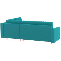 Диван модульный угловой Белфаст Plush Blue