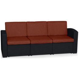 Диван прямой IDEA LUX 3 терракотовый