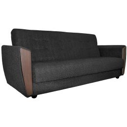 Диван прямой Лира Люкс Black