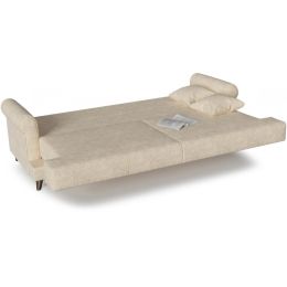 Диван прямой Мирта (Милфорд) Ivory еврокнижка