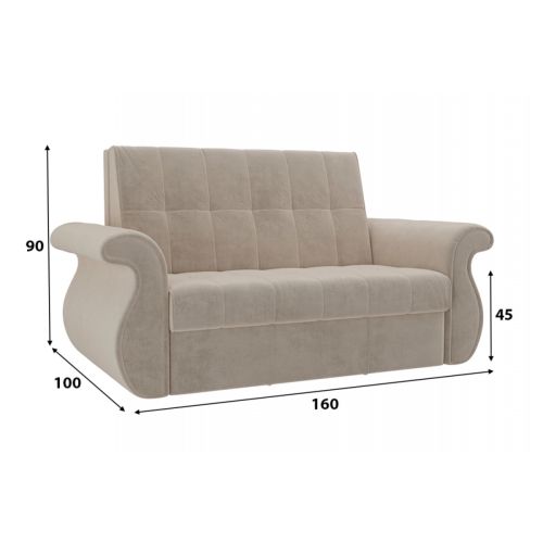 Диван Родос Велюр Beige
