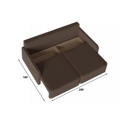 Диван Тоскана Plush Brown