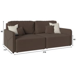Диван Тоскана Plush Brown