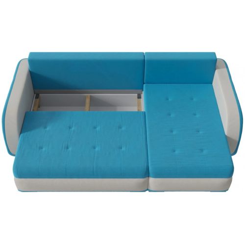 Диван угловой Генри (Агата) Blue Еврокнижка