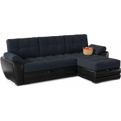 Диван угловой Император 2 Dark Blue дельфин