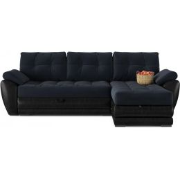 Диван угловой Император 2 Dark Blue дельфин