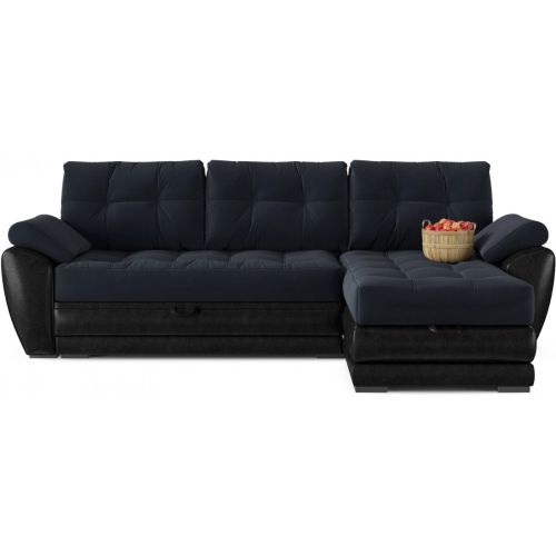 Диван угловой Император 2 Dark Blue дельфин