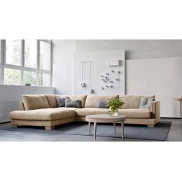 Диван угловой Плимут Дарк Beige