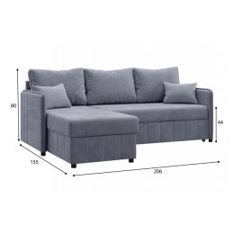 Диван угловой Саймон Grey