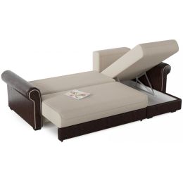 Диван угловой Слим (Сохо) Ivory еврокнижка