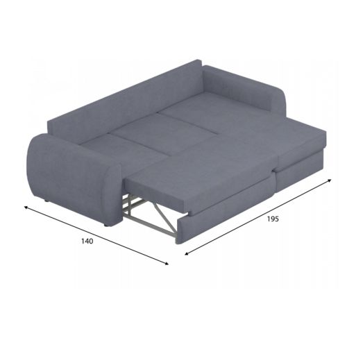 Диван угловой Валери Plush Grey