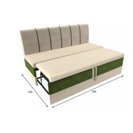 Кухонный диван Энигма Вельвет Beige Green