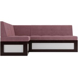 Кухонный диван Нойс Велюр Пудра