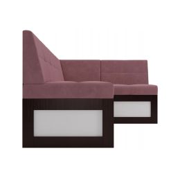 Кухонный диван Нойс Велюр Пудра