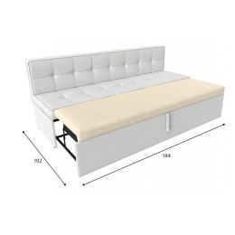 Кухонный диван Техас White