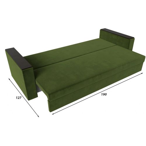 Диван Атланта Light без столика Green