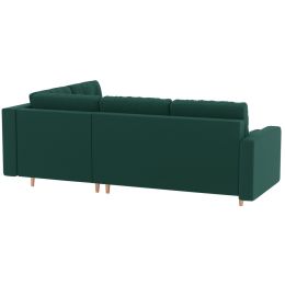 Диван модульный угловой Белфаст Plush Изумруд