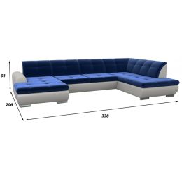Диван модульный угловой Кристофер Blue